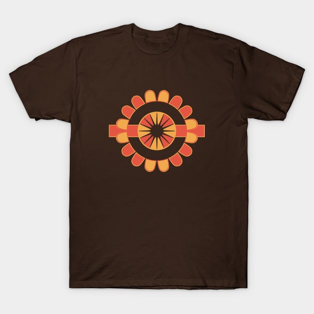 Stylized geometric flower T-Shirt by Gaspar Avila
